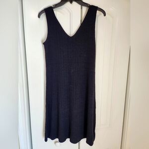 GAP Black Sleeveless A-Line Midi Dress SZ M!
